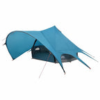 Teepee Zelt für 3 Personen Blau und Grau 312 x 312 x 197 cm