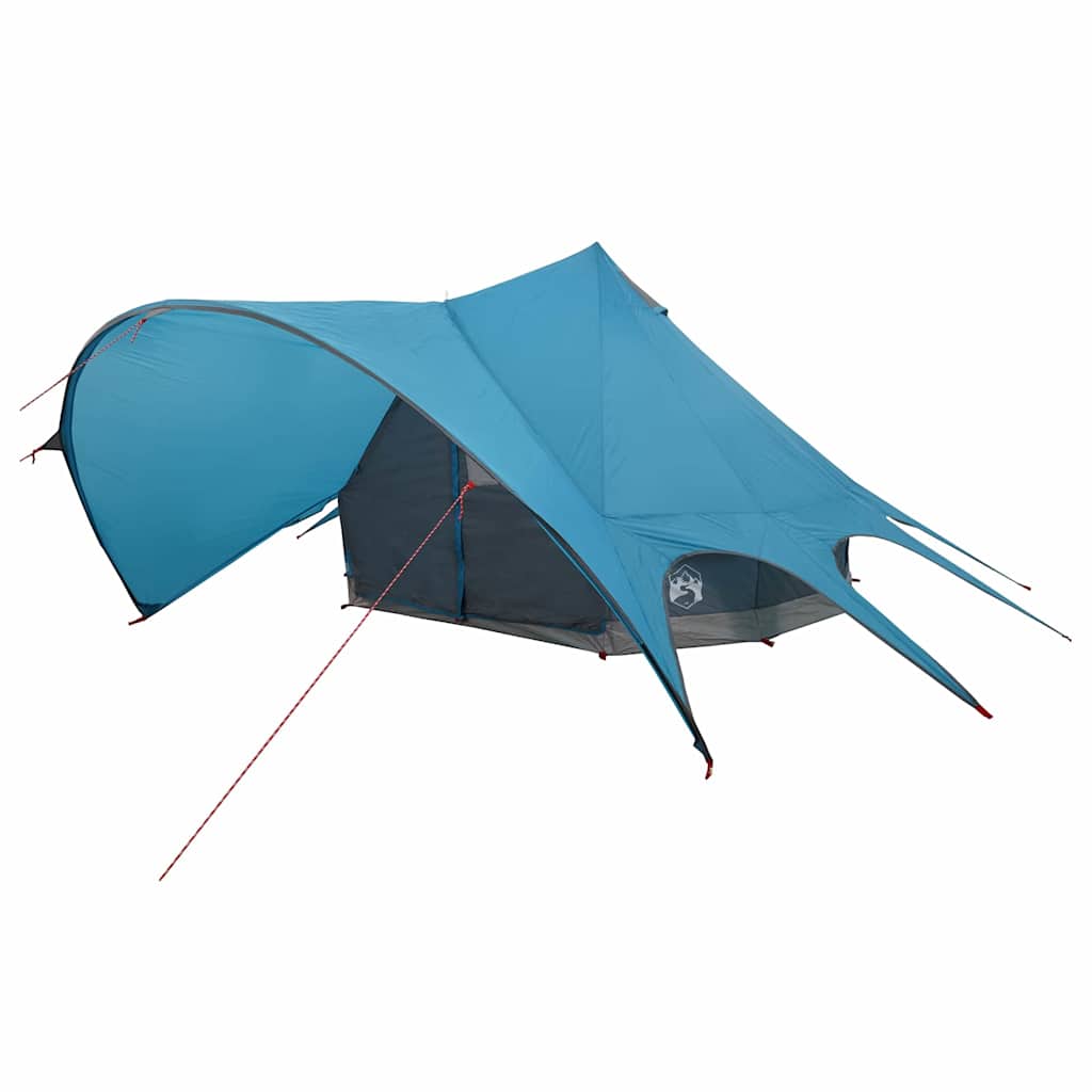 Teepee Zelt für 3 Personen Blau und Grau 312 x 312 x 197 cm