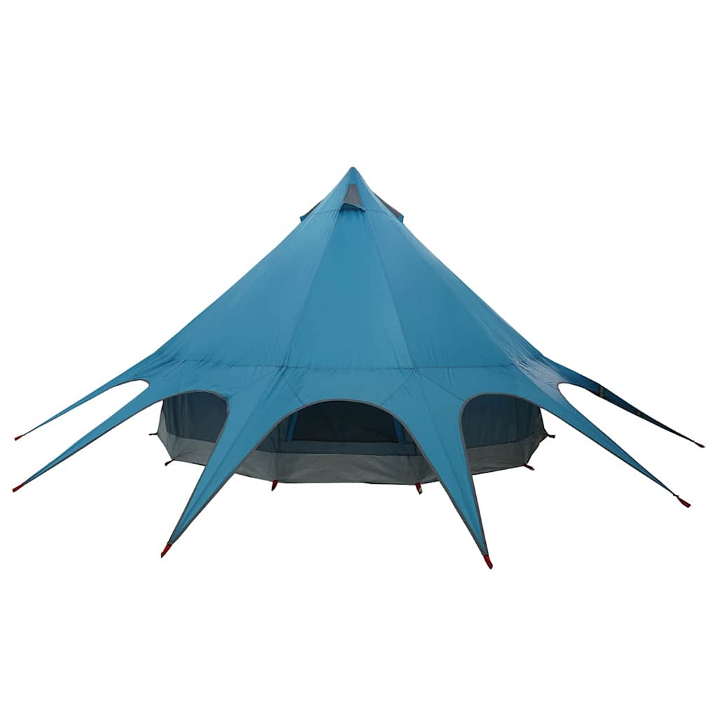 Teepee Zelt für 3 Personen Blau und Grau 312 x 312 x 197 cm