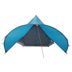 Teepee Zelt für 3 Personen Blau und Grau 312 x 312 x 197 cm