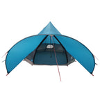 Teepee Zelt für 3 Personen Blau und Grau 312 x 312 x 197 cm