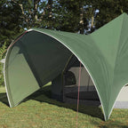Teepee Zelt für 5 Personen Grün und Grau 415 x 415 x 247 cm