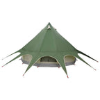 Teepee Zelt für 5 Personen Grün und Grau 415 x 415 x 247 cm