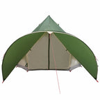Teepee Zelt für 5 Personen Grün und Grau 415 x 415 x 247 cm