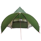 Teepee Zelt für 5 Personen Grün und Grau 415 x 415 x 247 cm