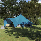Teepee Zelt für 5 Personen Blau und Grau 415 x 415 x 247 cm
