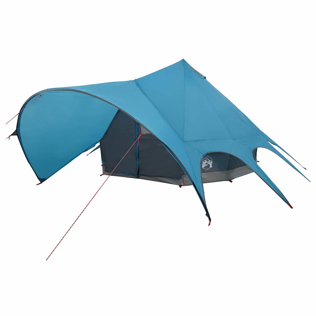 Teepee Zelt für 5 Personen Blau und Grau 415 x 415 x 247 cm