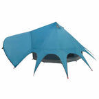 Teepee Zelt für 5 Personen Blau und Grau 415 x 415 x 247 cm