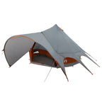 Teepee Zelt für 5 Personen Grau und Orange 415 x 415 x 247 cm