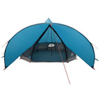 Teepee Zelt für 7 Personen Blau und Grau 600 x 600 x 347 cm