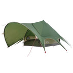 Teepee Zelt für 9 Personen Grün und Grau 502 x 502 x 297 cm