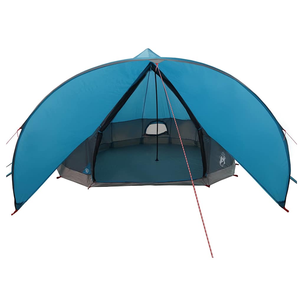 Teepee Zelt für 9 Personen Blau und Grau 502 x 502 x 297 cm