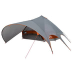 Teepee Zelt für 9 Personen Grau und Orange 502 x 502 x 297 cm