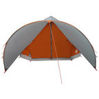 Teepee Zelt für 9 Personen Grau und Orange 502 x 502 x 297 cm