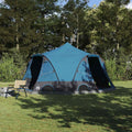 Dome Zelt für 4 Personen mit Dach Blau 505 x 450 x 248 cm