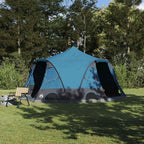 Dome Zelt für 4 Personen mit Dach Blau 505 x 450 x 248 cm