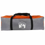 Dome Zelt für 4 Personen Grau und Orange 505 x 450 x 248 cm