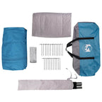 Zelt für 6 Personen mit Dach Blau 425 x 396 x 222 cm