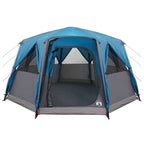 Zelt für 6 Personen mit Dach Blau 425 x 396 x 222 cm