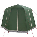 Cabin Zelt 3-Personen mit Dach Grün und Weiß 320 x 320 x 203 cm