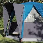 Cabin Zelt 3-Personen mit Dach Blau und Grau 320 x 320 x 203 cm