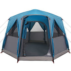 Cabin Zelt 3-Personen mit Dach Blau und Grau 320 x 320 x 203 cm