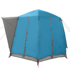 Cabin Zelt 3-Personen mit Dach Blau und Grau 320 x 320 x 203 cm