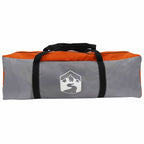 Tunnelzelt 4-Personen Grau und Orange 778 x 356 x 210 cm