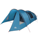 Tunnelzelt für 5 Personen Blau und Grau 805 x 405 x 211 cm