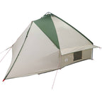 Teepee Zelt für 10 Personen Grün und Weiß 567 x 470 x 242 cm