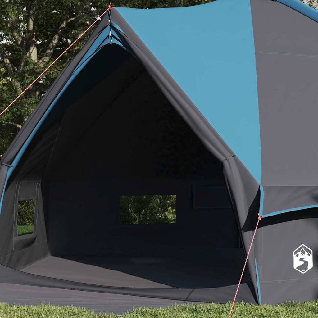 Teepee Zelt für 10 Personen Blau und Grau 567 x 470 x 242 cm