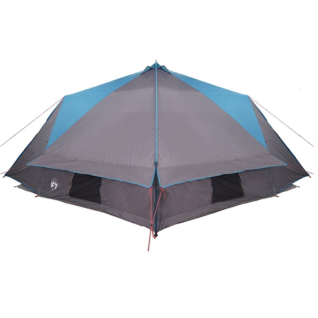Teepee Zelt für 10 Personen Blau und Grau 567 x 470 x 242 cm
