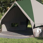 Teepee Zelt für 8 Personen Grün und Weiß 490 x 410 x 210 cm