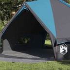 Teepee Zelt für 8 Personen Blau und Grau 490 x 410 x 210 cm