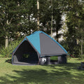 Teepee Zelt für 8 Personen Blau und Grau 490 x 410 x 210 cm
