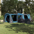 Familienzelt für 20 Personen Blau und Grau 745 x 700 x 217 cm