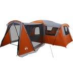 Familienzelt für 20 Personen Grau und Orange 745 x 700 x 217 cm