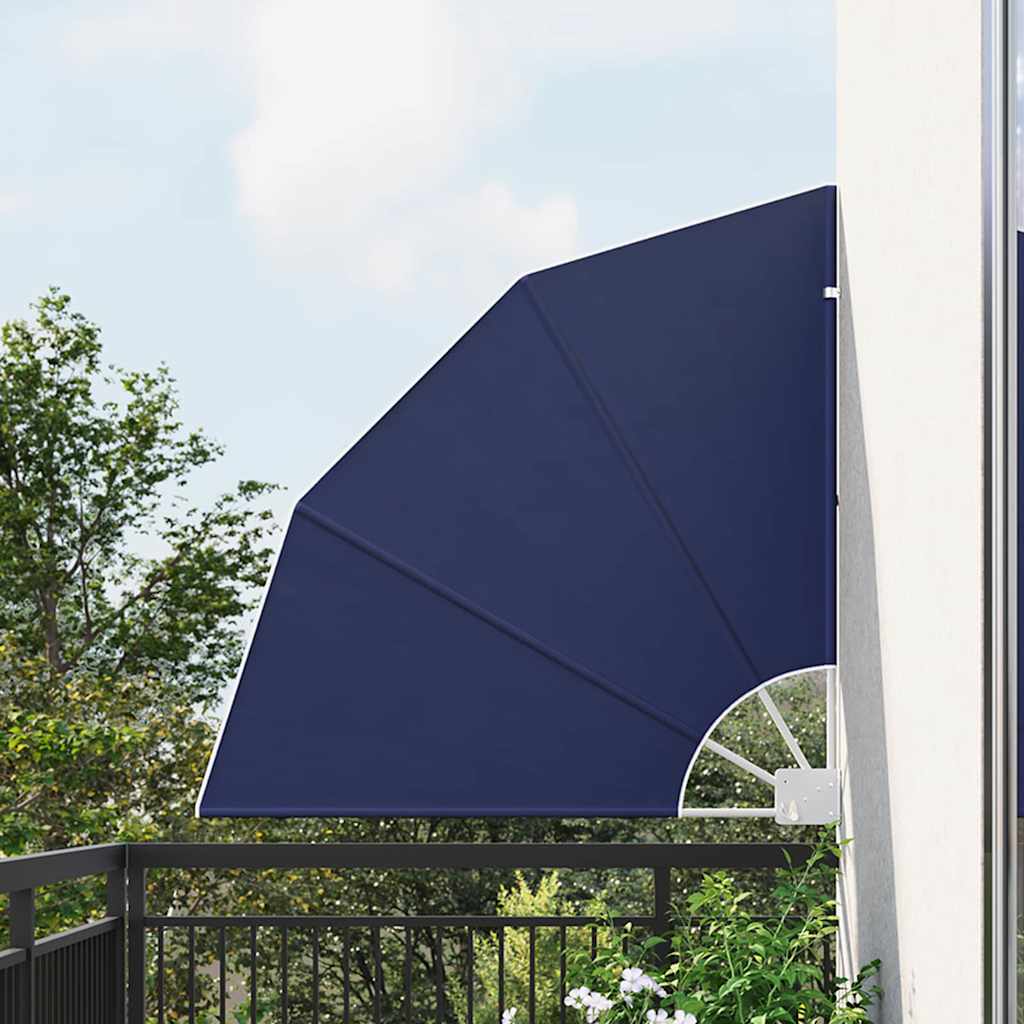 Balkon Sichtschutz Marineblau 115 x 115 cm Polyester