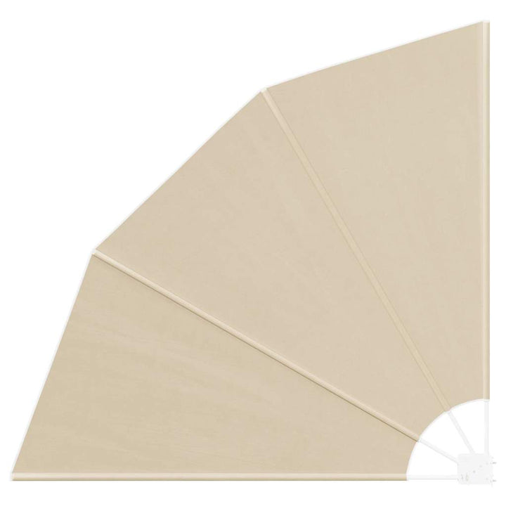 Balkon Sichtschutz Beige 160 x 160 cm Stoff