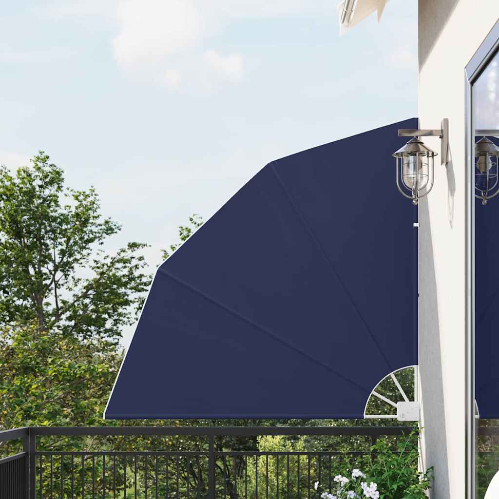 Balkon Sichtschutz Marineblau 140 x 140 cm Polyester