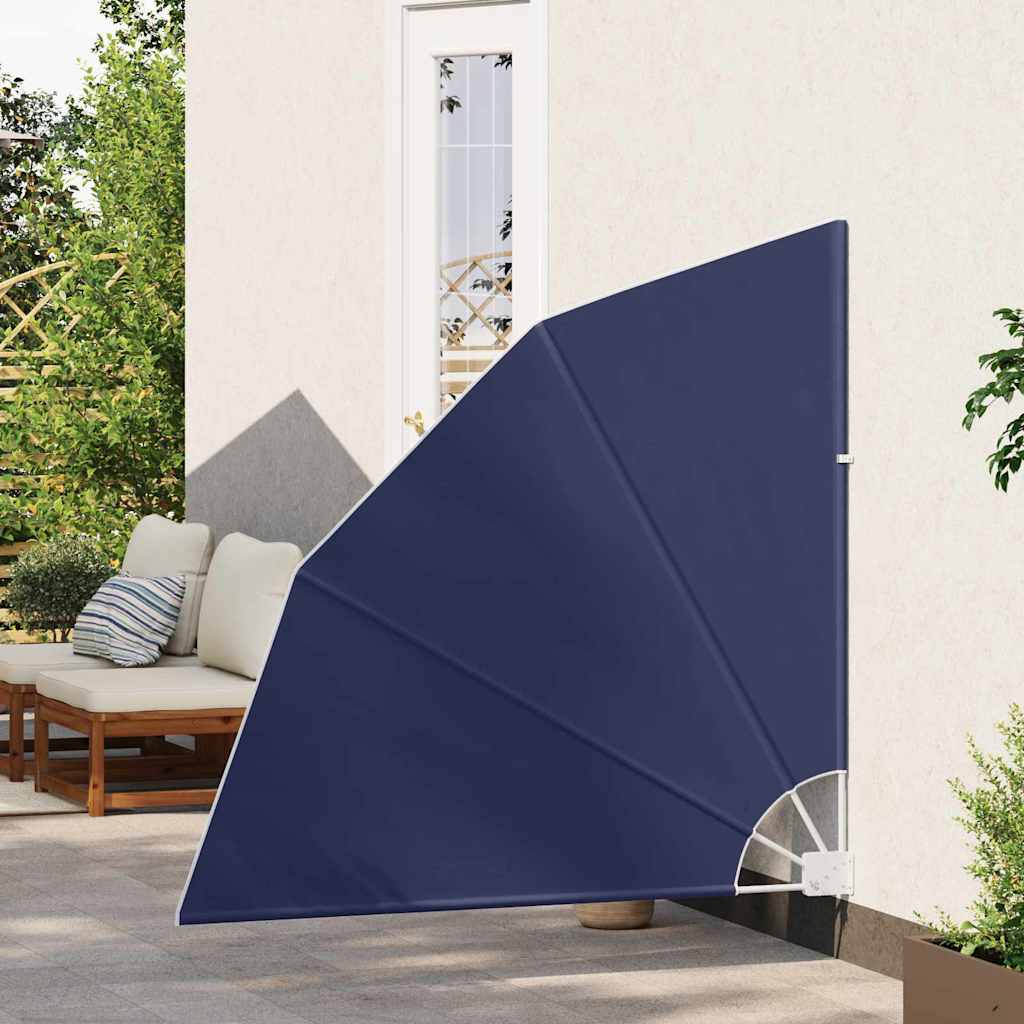 Balkon Sichtschutz Marineblau 140 x 140 cm Polyester
