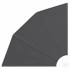 Balkon Sichtschutz Schwarz 140 x 140 cm Polyester