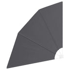 Balkon Sichtschutz Schwarz 140 x 140 cm Polyester
