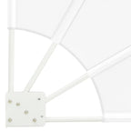 Balkon Sichtschutz Weiß 210 x 210 cm Polyester