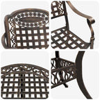 Garten Essgruppe 5 pcs Bronze Aluminium