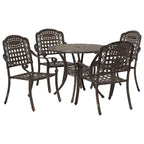 Garten Essgruppe 5 pcs Bronze Aluminium