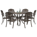 Garten Essgruppe 7 pcs Bronze Aluminium