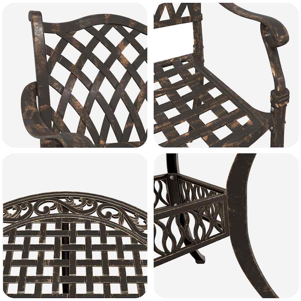 Garten Essgruppe 7 pcs Bronze Aluminium