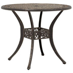 Garten Essgruppe 7 pcs Bronze Aluminium