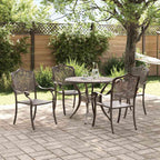 Garten Essgruppe 5 pcs Bronze Aluminium